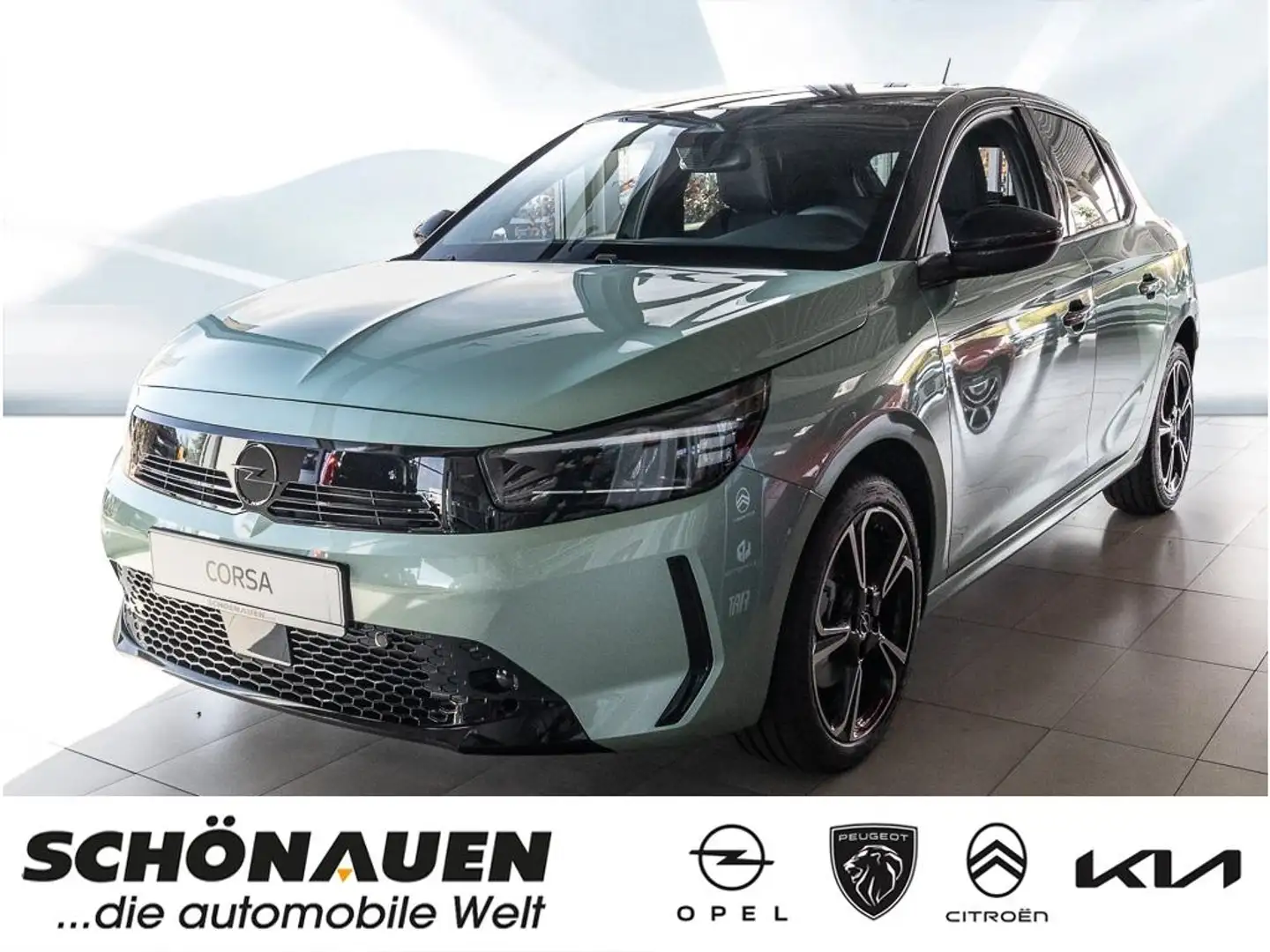 Opel Corsa YES Hybrid 107kW 145 PS LED+CARPLAY+DAB+++ Grün - 1