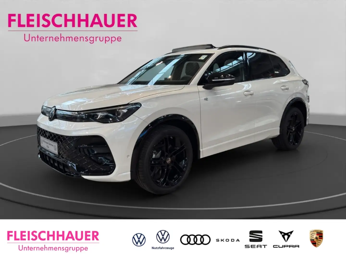 Volkswagen Tiguan R-LINE 2.0 TDI BLACK STYLE AHK DCC PANO Blanco - 1