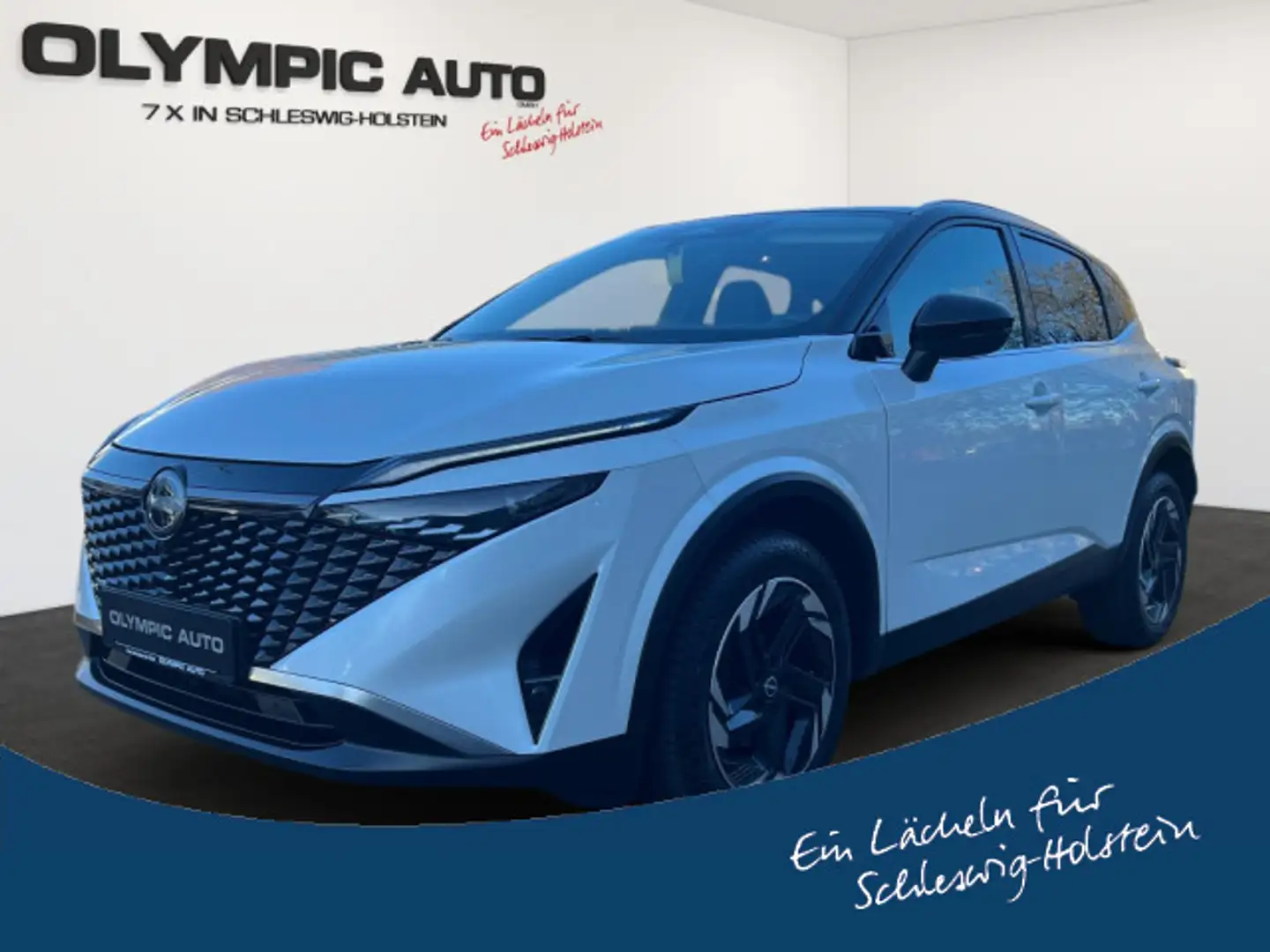 Nissan Qashqai 1.3 DIG-T MHEV Xtronic N-Connecta SH HUD Blanc - 1