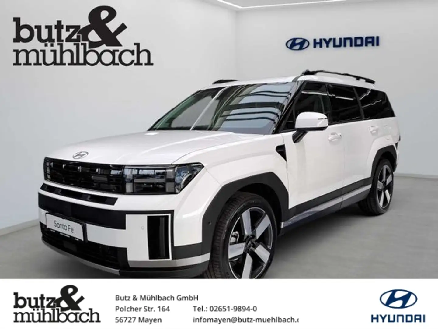 Hyundai SANTA FE 1.6 HEV 4WD Signature -MAYEN Weiß - 1