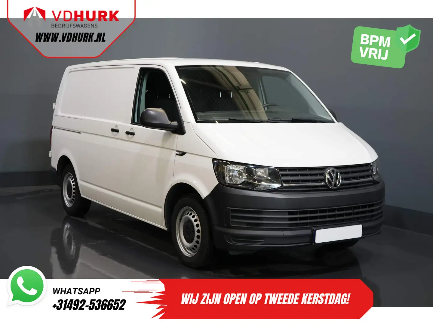 Volkswagen Transporter 2.0 TDI 150 pk DSG Aut. (Demo) BPM VRIJ! 2.5t Trek Biały - 1