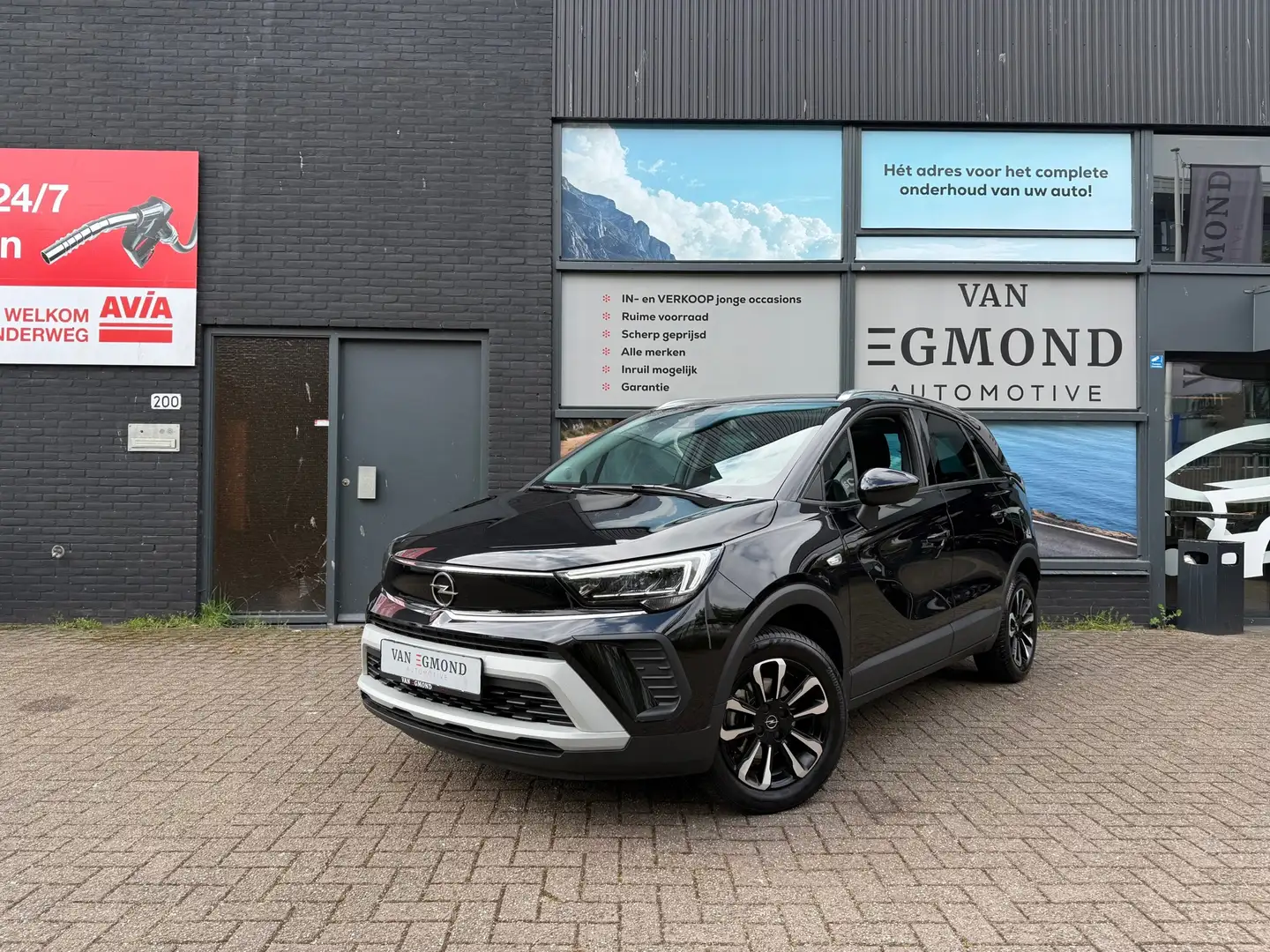 Opel Crossland 1.2 Turbo Elegance, Automaat, Panorama dak Zwart - 1