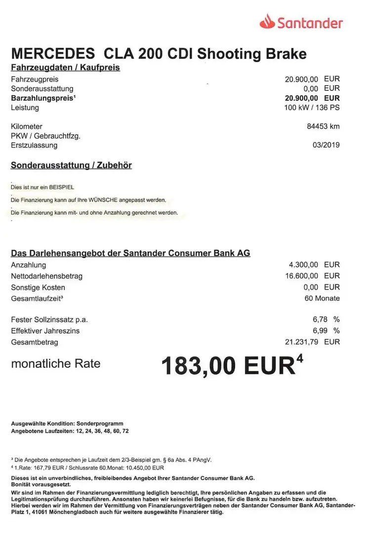 Mercedes-Benz CLA 200 AUT/NAV/LED Noir - 2