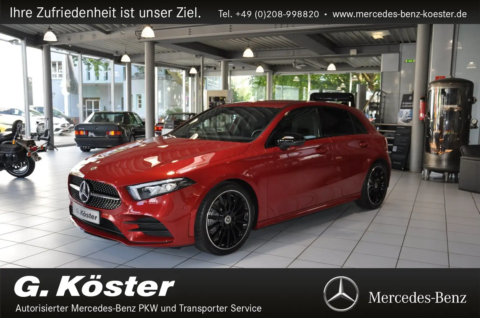 Mercedes-Benz A 250 A 250 AMG Line 4Matic (EURO 6d) Navi/Autom./Klima Roşu - 1