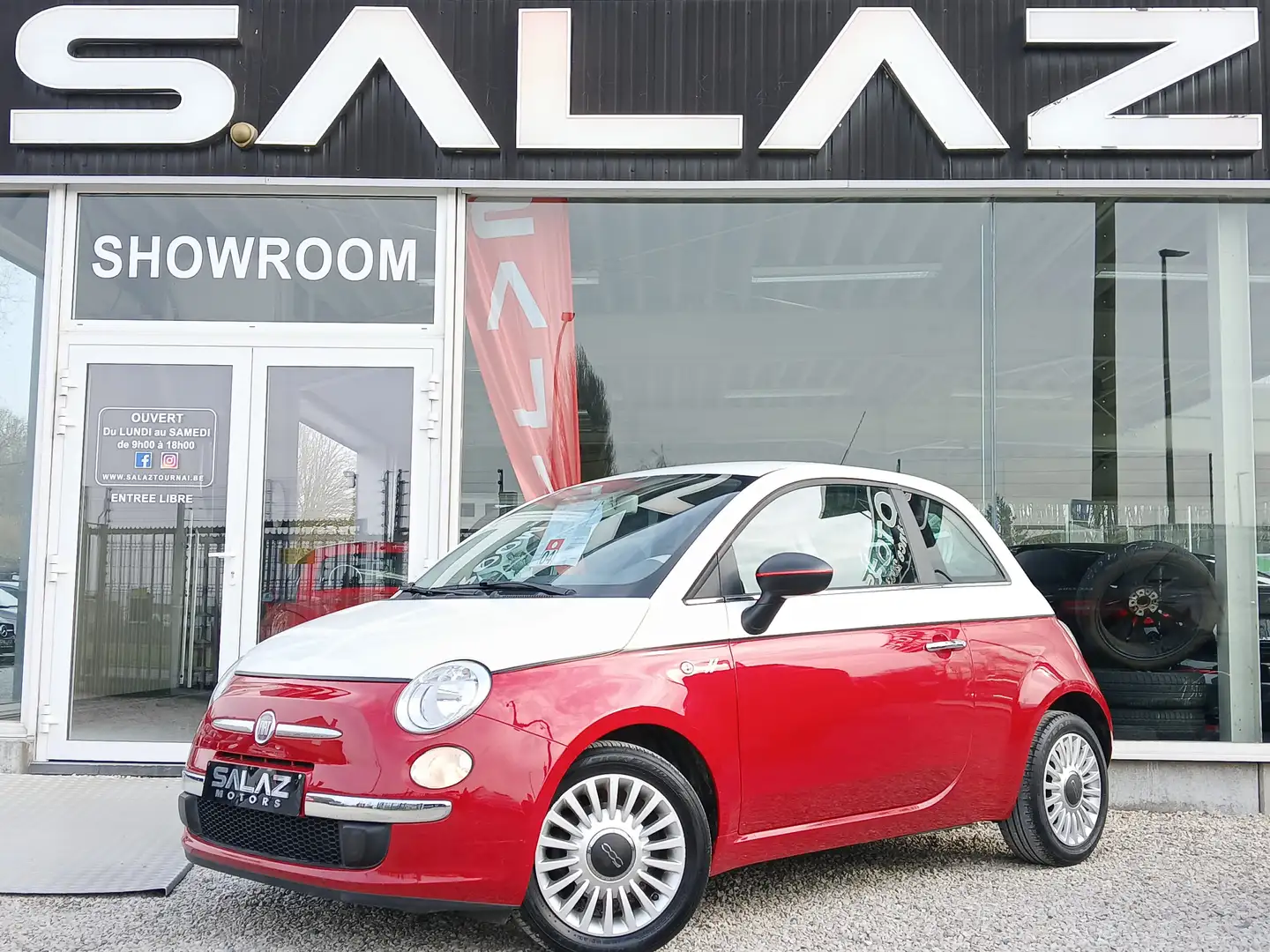 Fiat 500 0.9 T TwinAir Pop Stop/SUPERBE 500 BI_TON/GARANTIE Rouge - 1