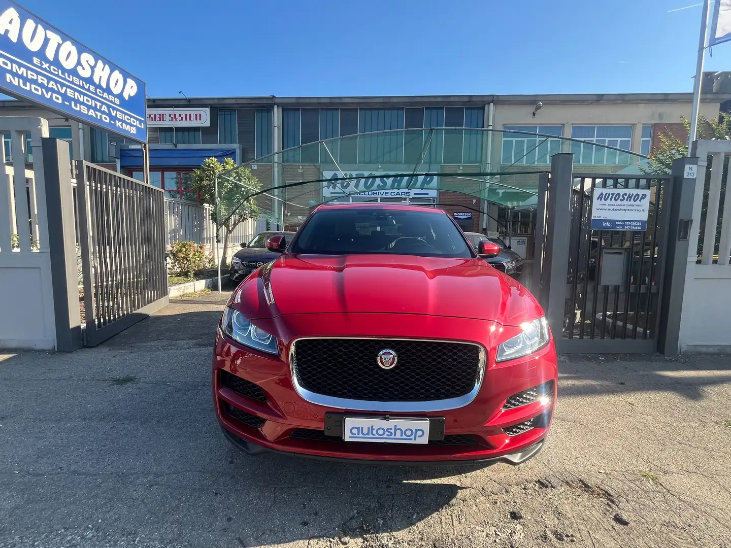 Jaguar F-Pace F-Pace 2015 3.0d V6 Prestige awd 300cv auto Rosso - 2
