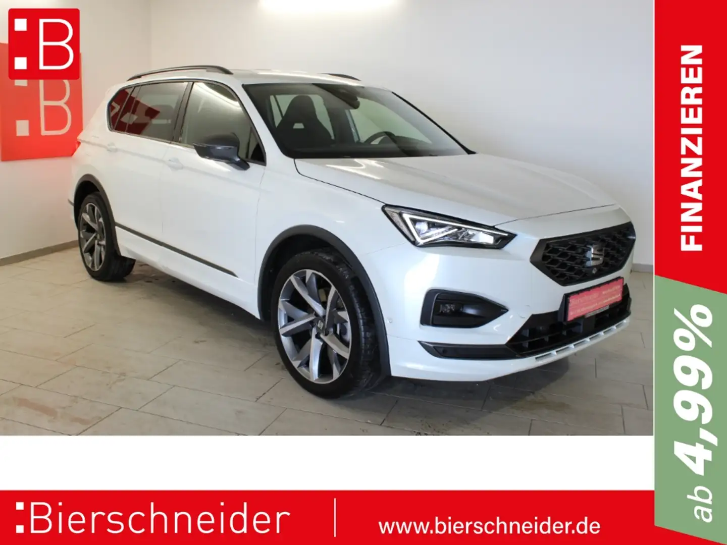 SEAT Tarraco 1.4 TSI DSG FR e-hybrid 20 AHK FAHRASS.-XL Weiß - 1