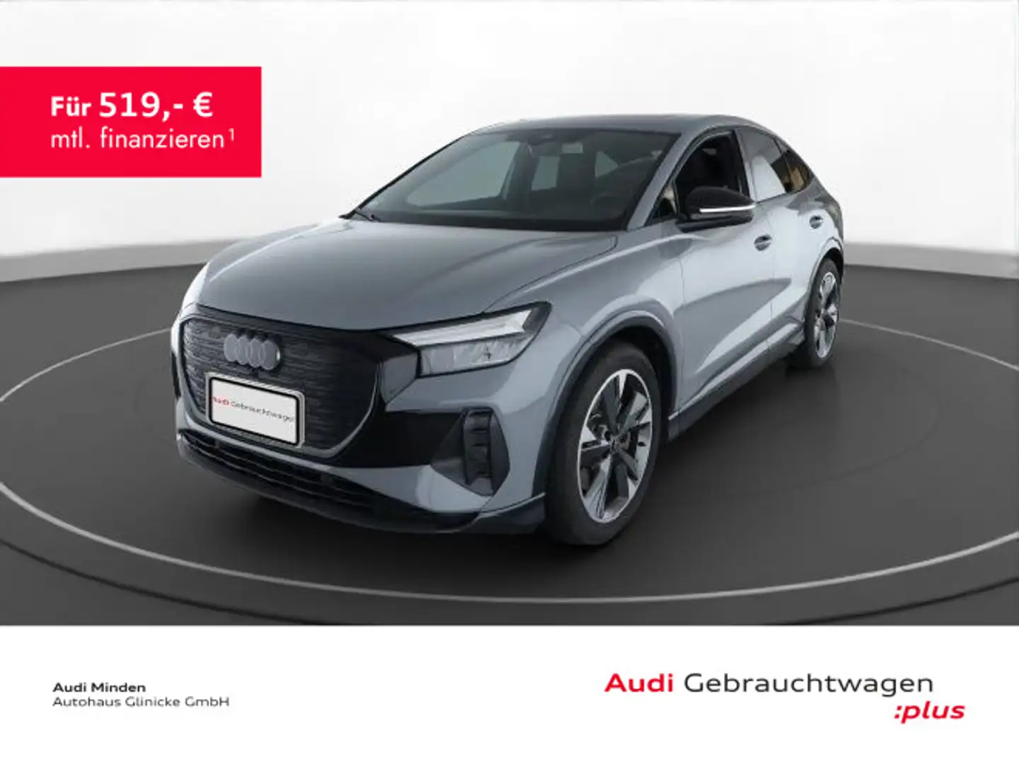 Audi Q4 e-tron 45 qu. S line Pano LED LM 20 Grau - 1