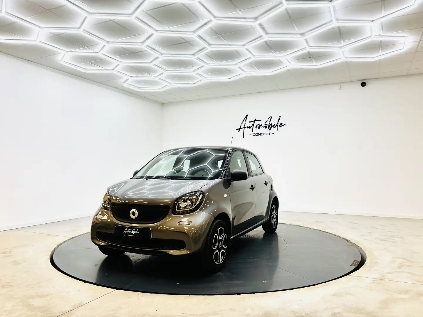smart forFour ✅1AN GARANTIE✅CUIR✅RADAR DE RECUL✅EURO 6b Gris - 1