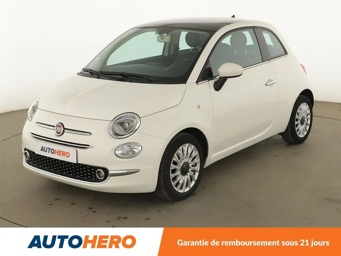Fiat 500 1.2 Lounge Blanc - 1
