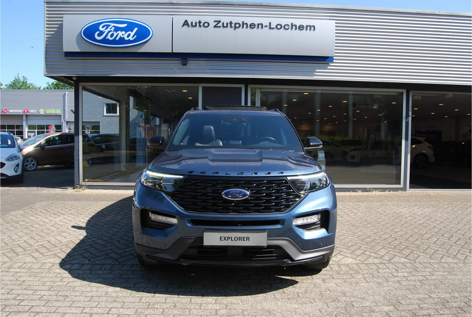 Ford Explorer 3.0 V6 EcoBoost PHEV 457pk Aut ST-Line | TREKHAAK Blauw - 2