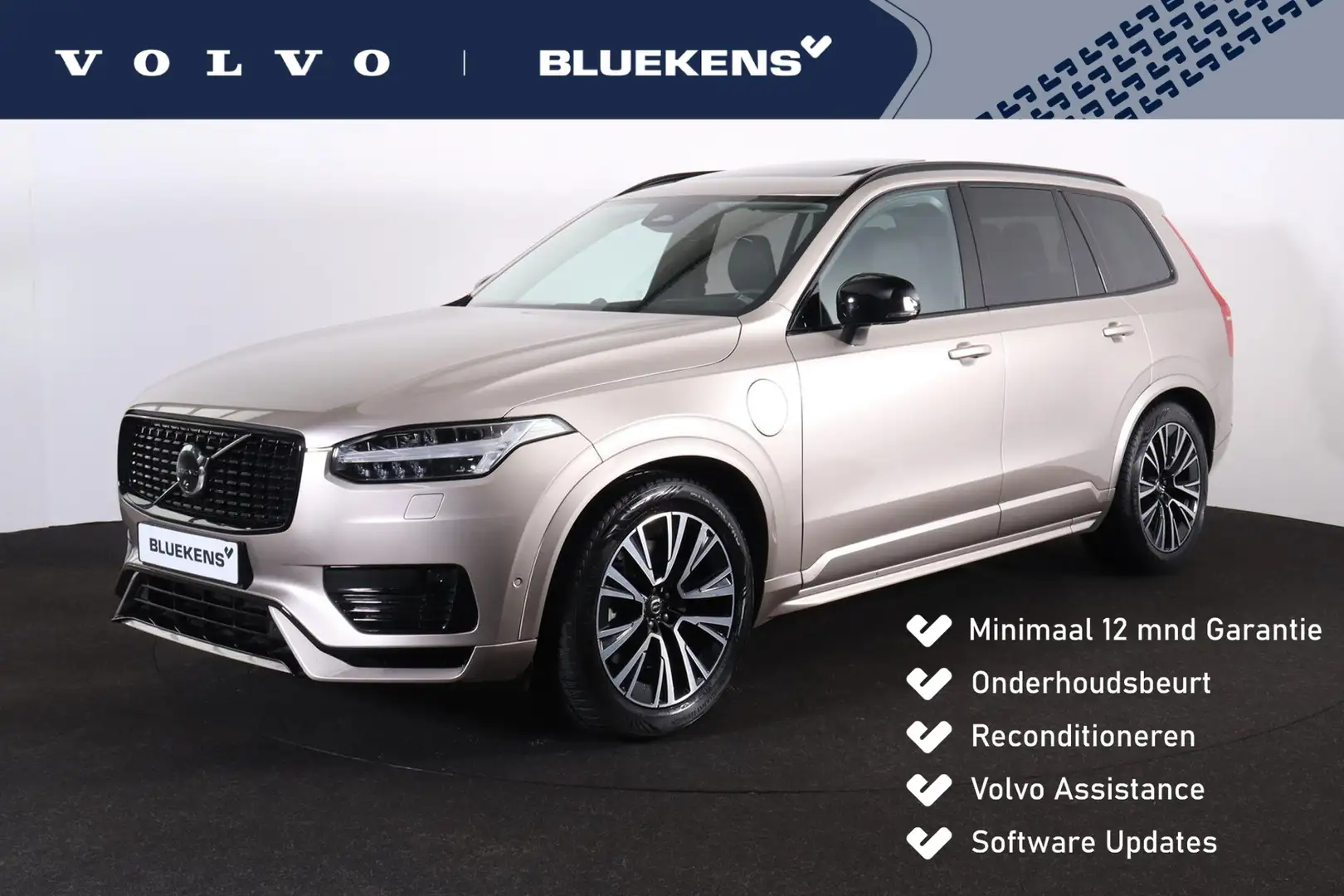 Volvo XC90 T8 Recharge AWD Ultra Dark - Luchtvering - Panoram Beige - 1