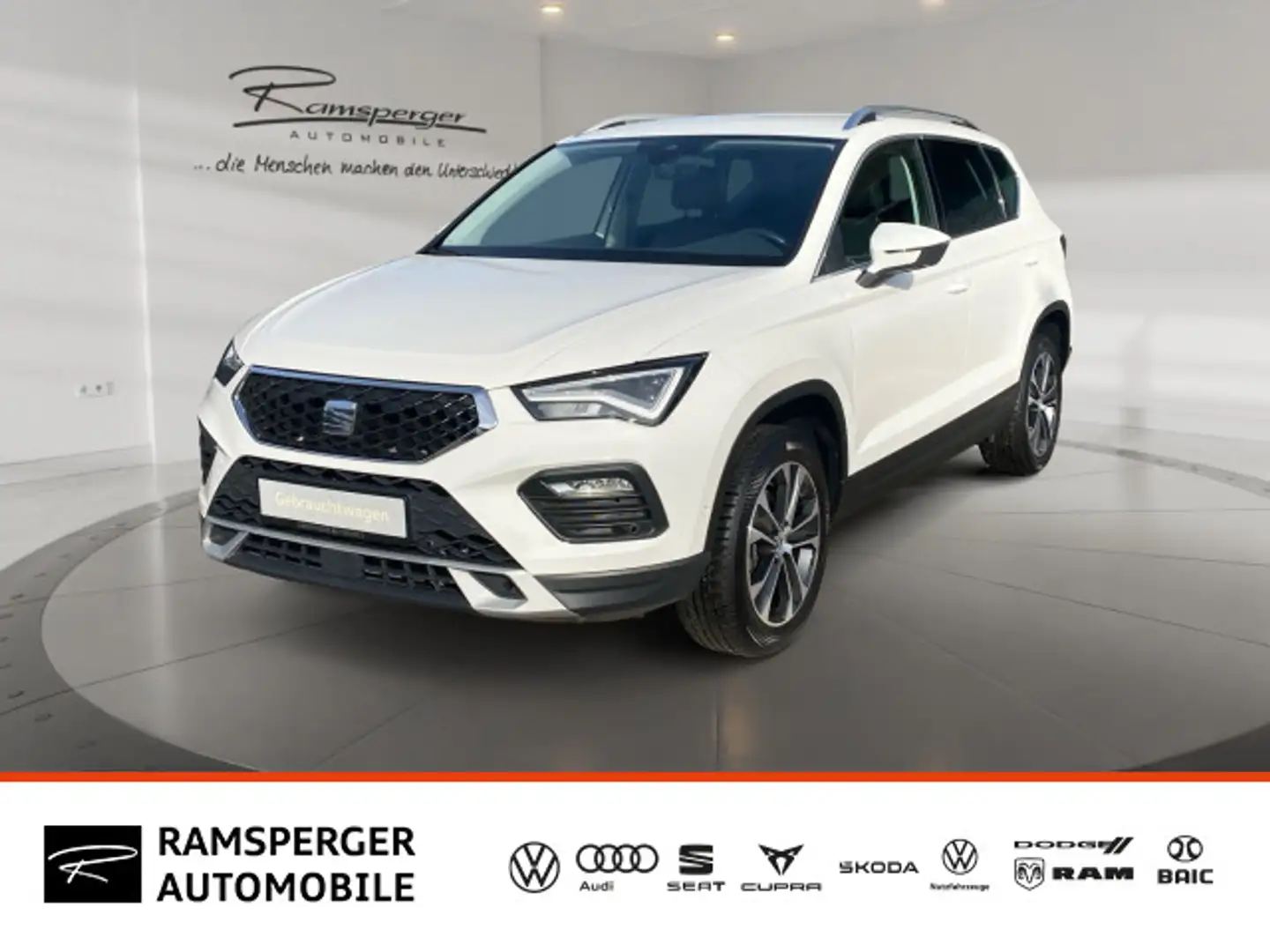 SEAT Ateca Style 1.5 TSI DSG LED/AHK/Kamera/Assist/uv Weiß - 1