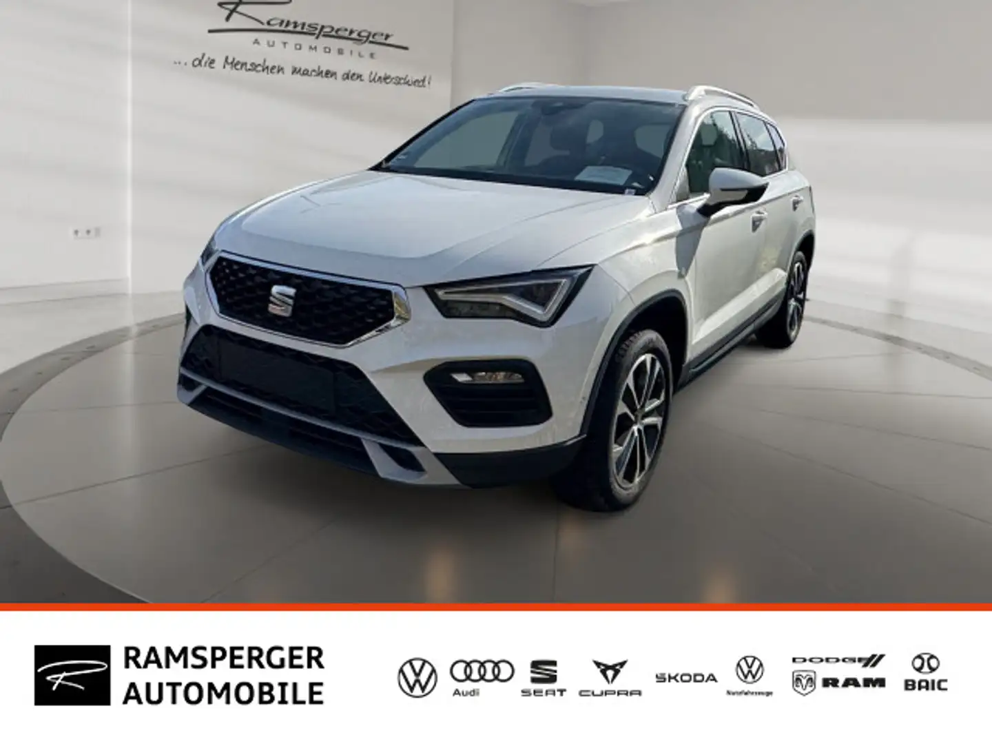 SEAT Ateca Style 1.5 TSI DSG LED/AHK/Kamera/Assist/uv Weiß - 1