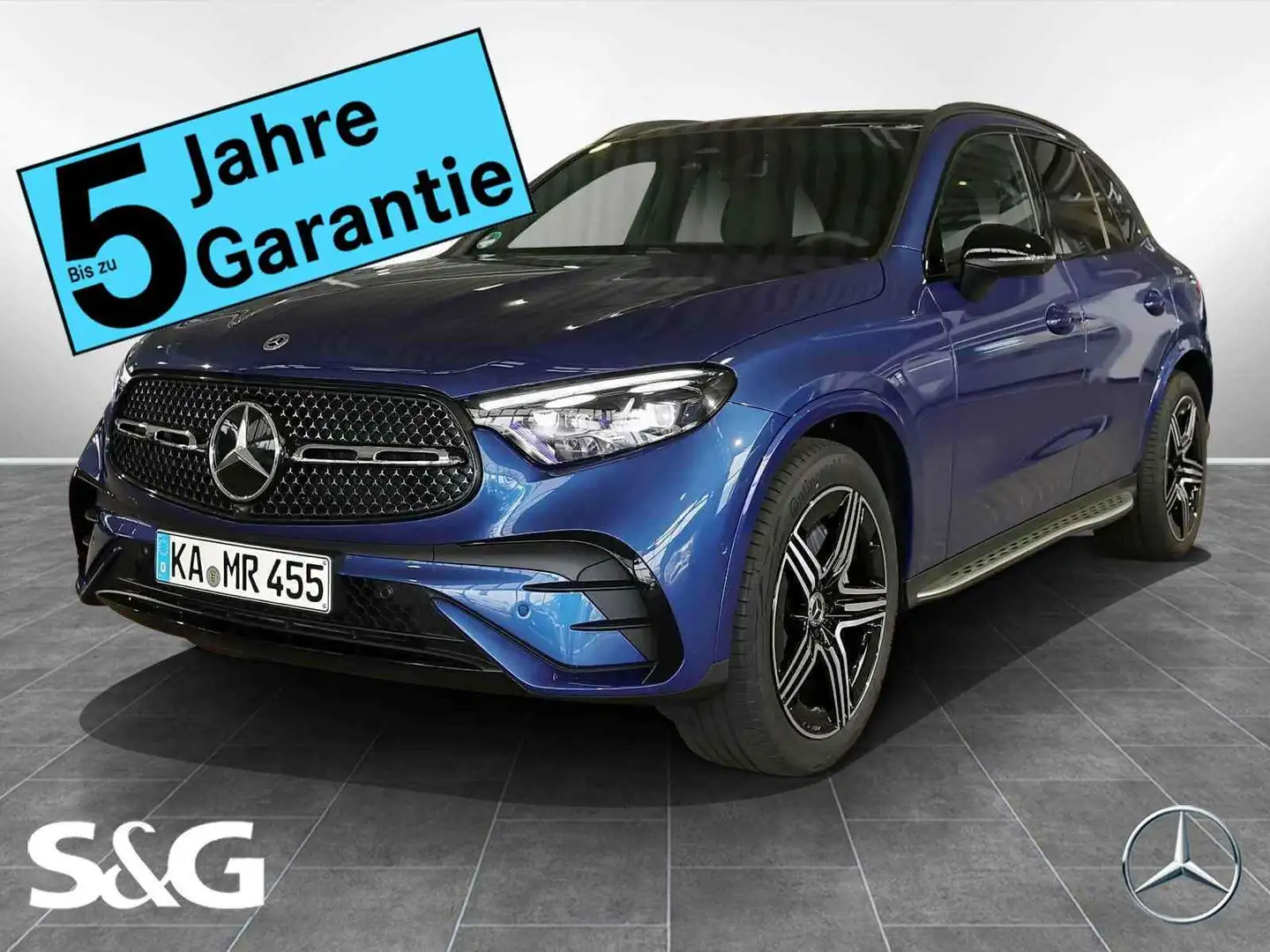 Mercedes-Benz GLC 220 d 4M AMG 360°+DIG-LED+Pano+AHK+Distronic Blau - 1