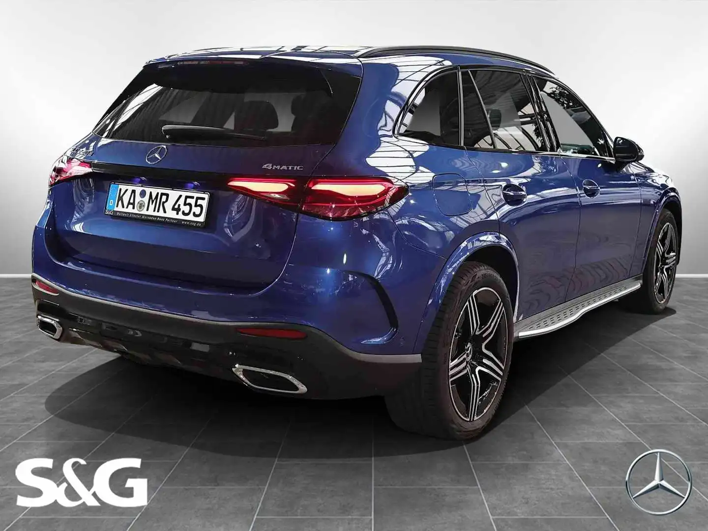 Mercedes-Benz GLC 220 d 4M AMG 360°+DIG-LED+Pano+AHK+Distronic Blau - 2