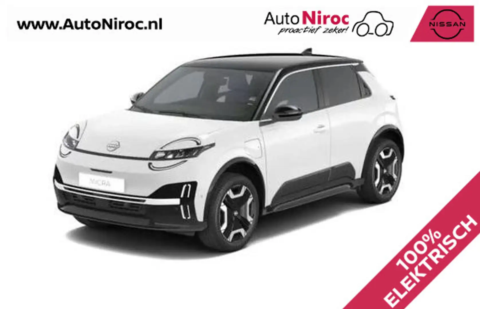 Nissan Micra ADVANCE 52 kWh | WORDT VERWACHT | LEVERING NOVEMBE Wit - 1