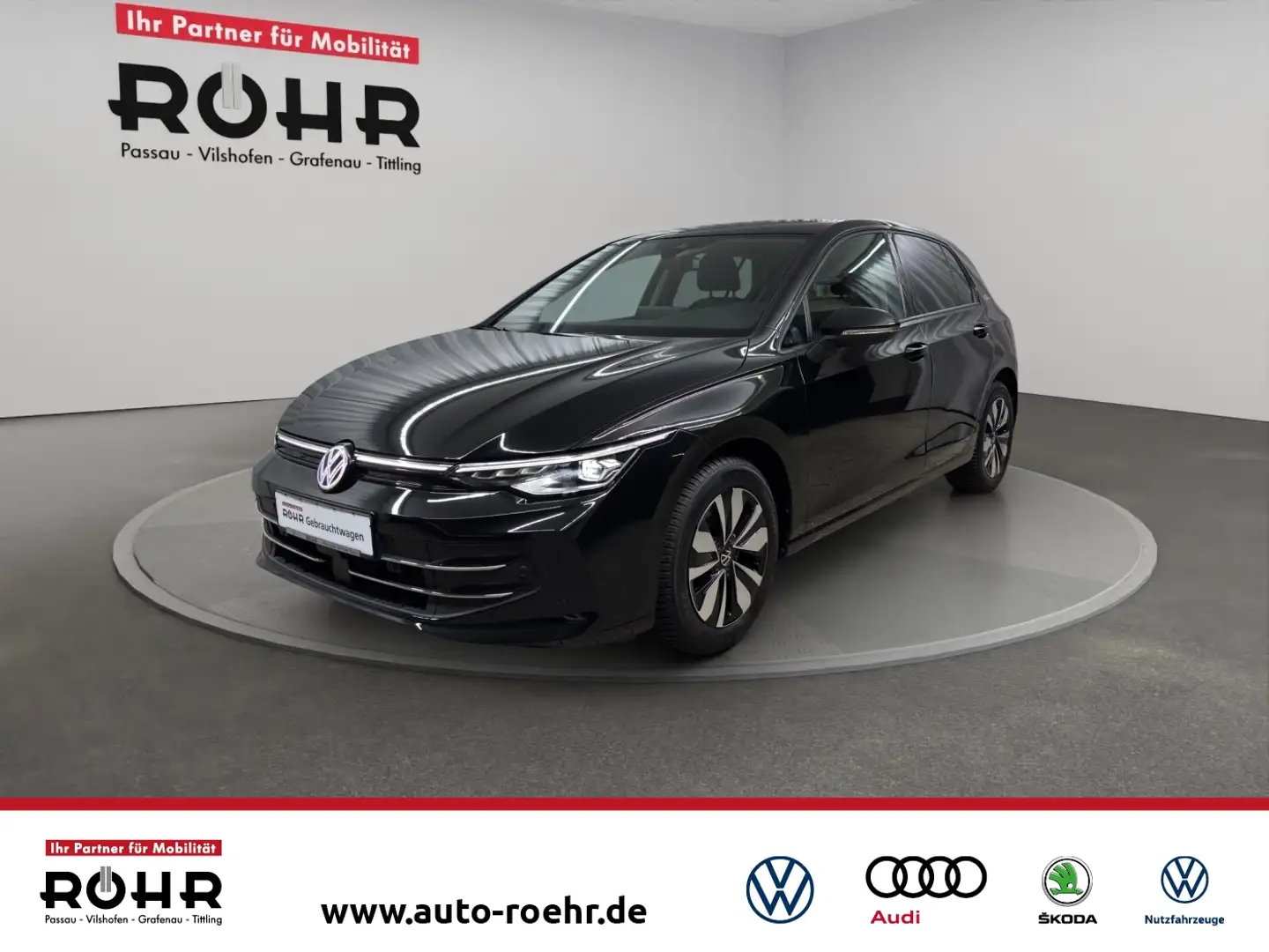 Volkswagen Golf VIII Goal (AHK.LED.ACC.Einparkhilfe.Navi) 1.5 TSI Schwarz - 1