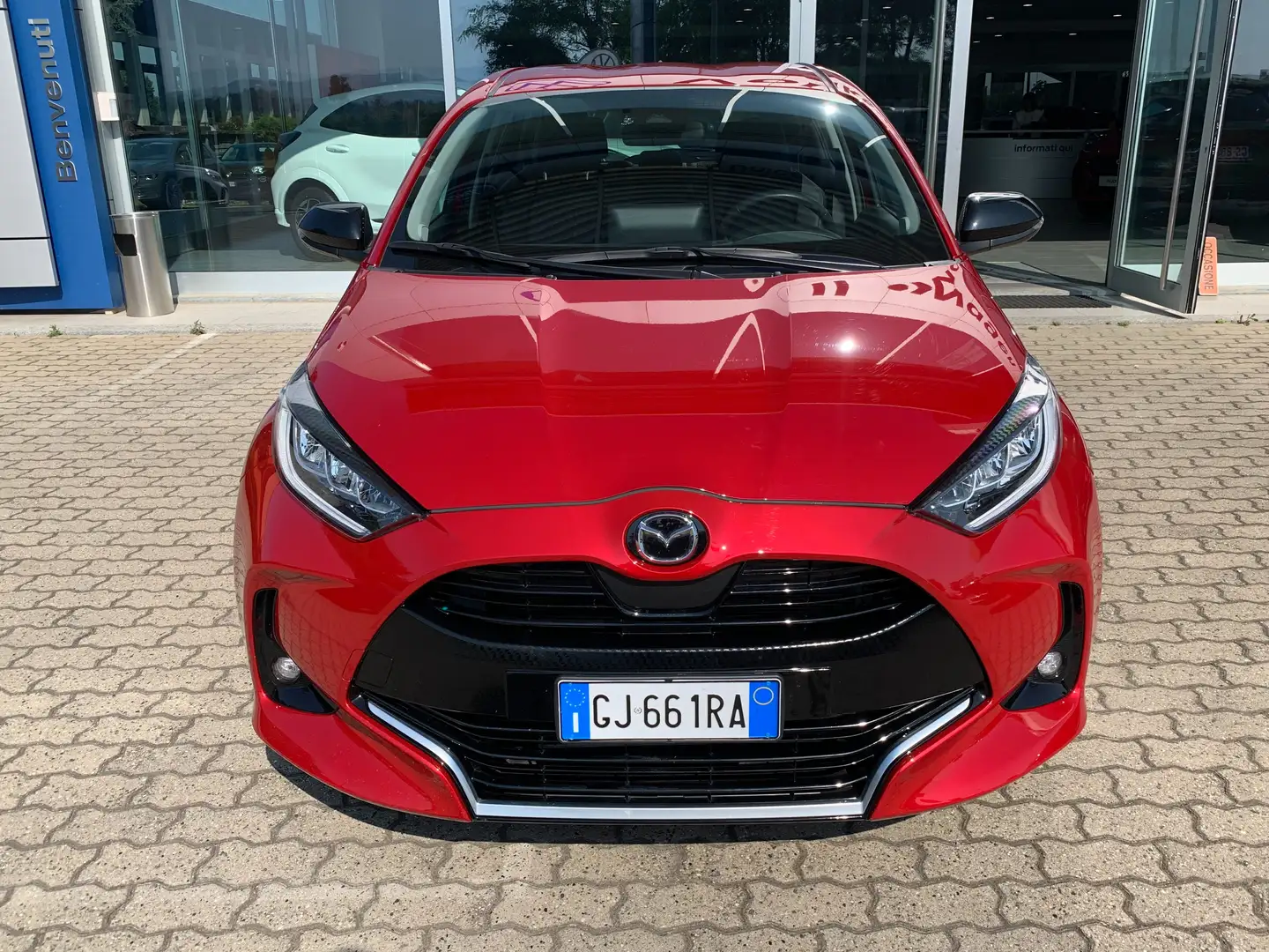 Mazda 2 1.5 IBRIDA 92 cv Agile e-cvt "SOLO 28.000 KM"!!! Rosso - 2