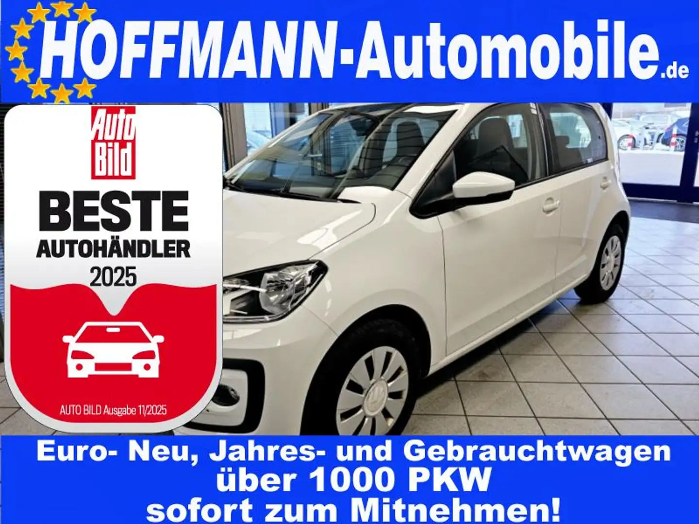 Volkswagen up! move up! 4-türig,Kamera,PDC,Sitzheizung Weiß - 1