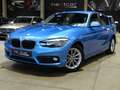 BMW 116 d Hatch *NAVI-CUIR-CRUISE-PARKING AV & AR* Bleu - thumbnail 1