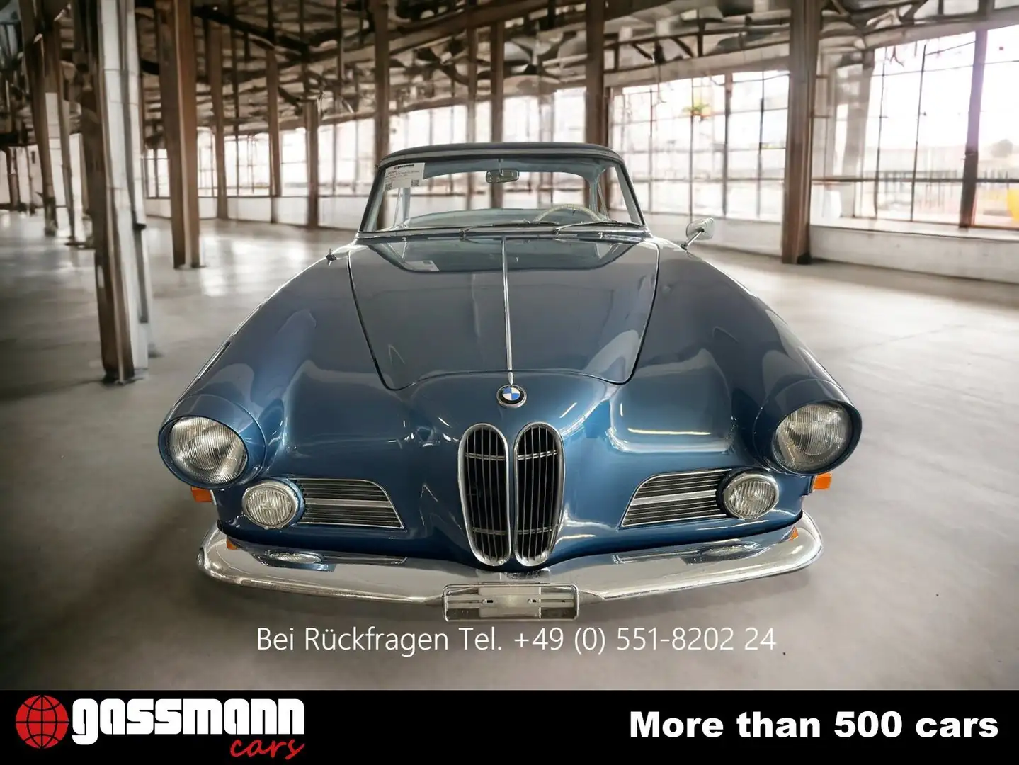 BMW 503 2. Serie Coupe Ex Schweiz Blau - 2