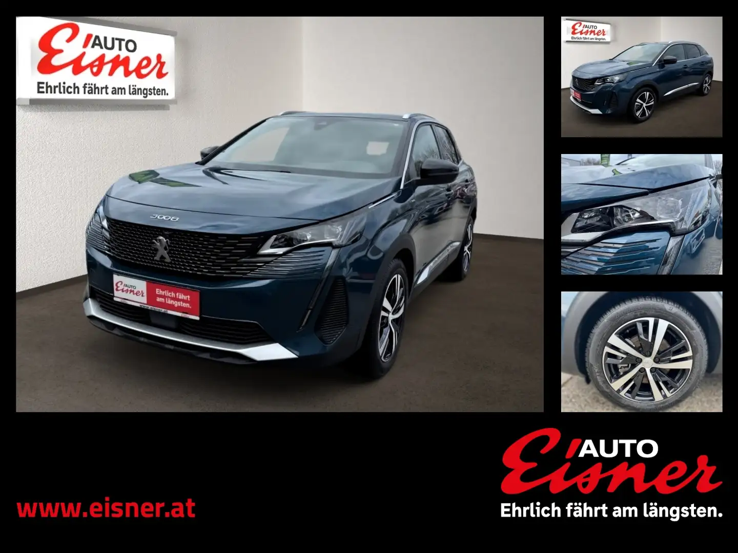 Peugeot 3008 SUV HYBRID 225 E-EAT8 GT TOP Ausstattung Blau - 1