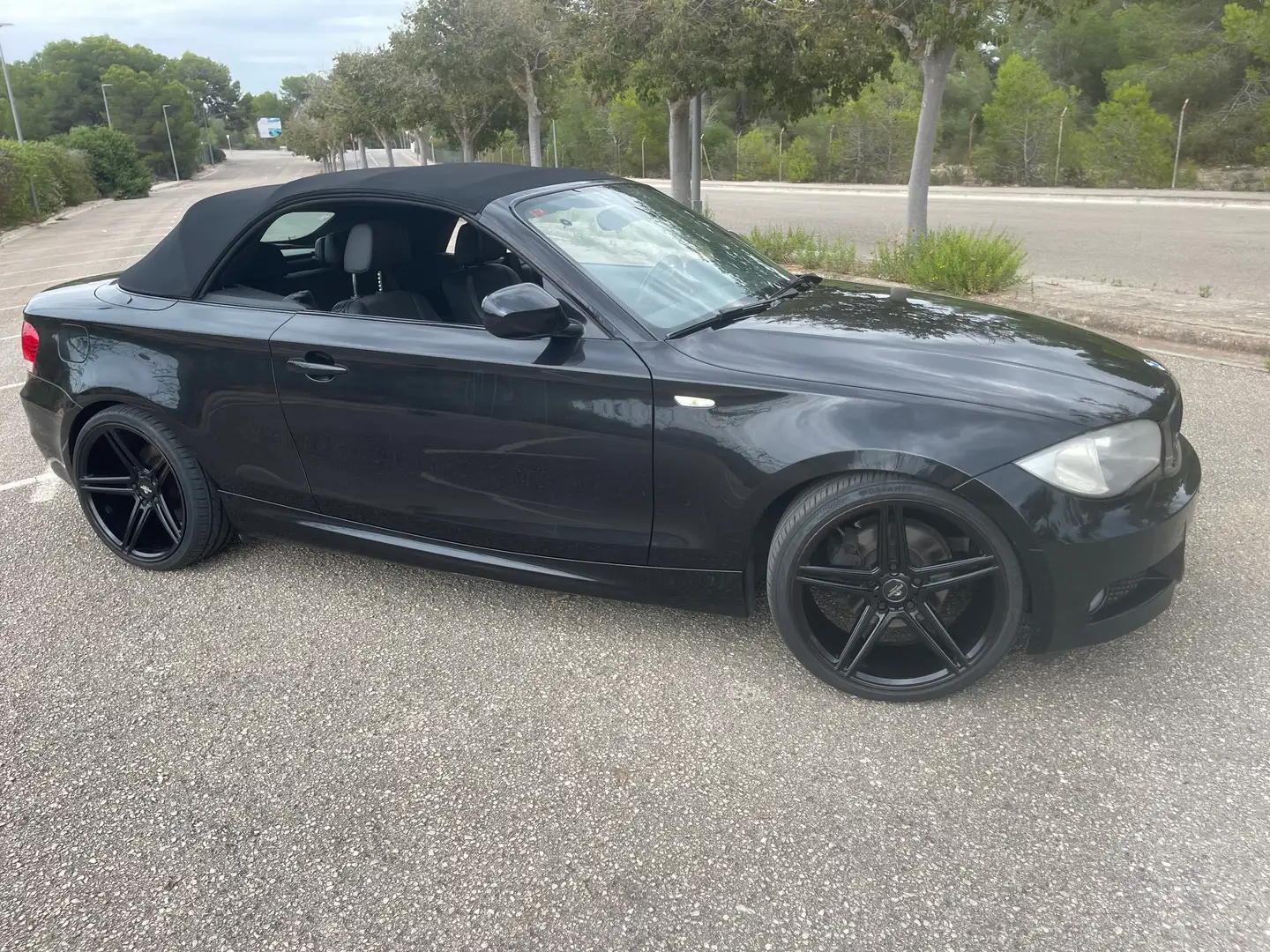 BMW 120 120i Cabrio Negro - 2