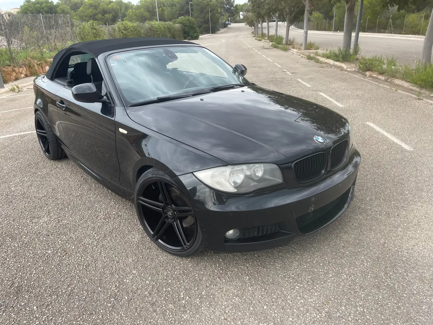 BMW 120 120i Cabrio Negro - 1