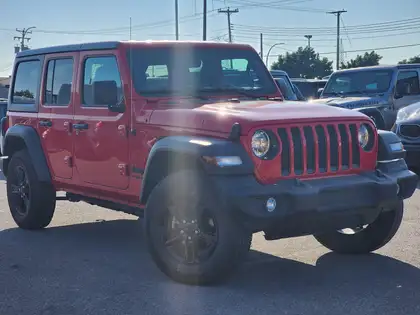 Red 2022 Jeep Wrangler Unlimited Sport Altitude 4WD SUV / Crossover Four-Wheel Drive Automatic