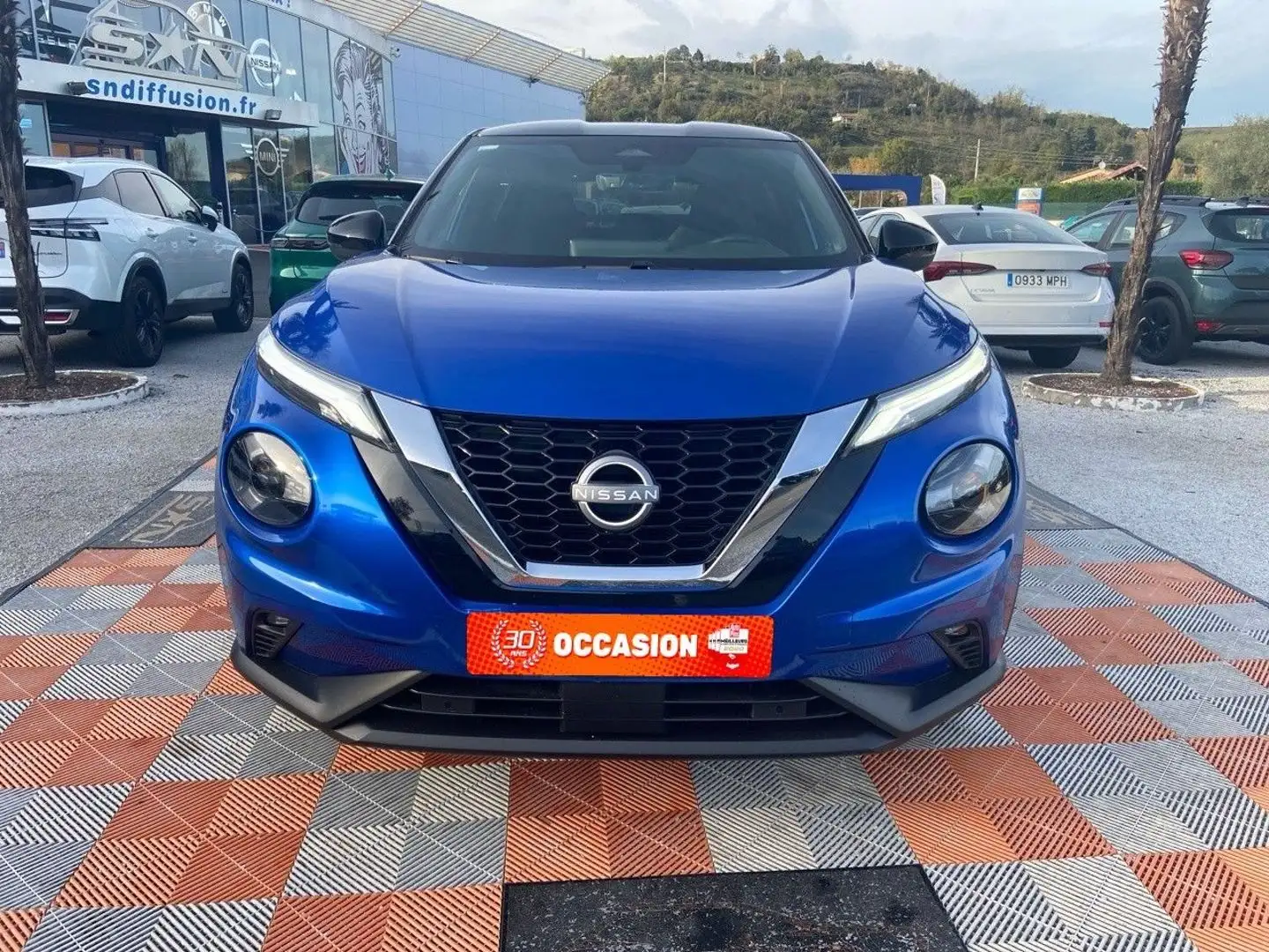 Nissan Juke 1.0 DIG-T 114 BV6 N-CONNECTA GPS Caméra Keyless Bleu - 2