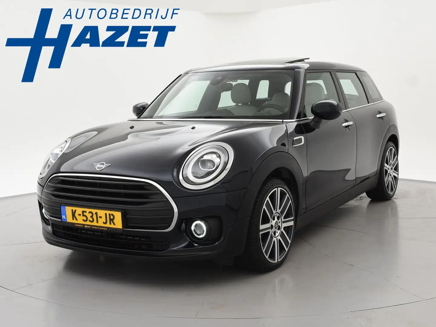 MINI Cooper Clubman Mini 1.5 136 PK + LEDER EXCLUSIEF | PANORAMA DRAAD Blauw - 1