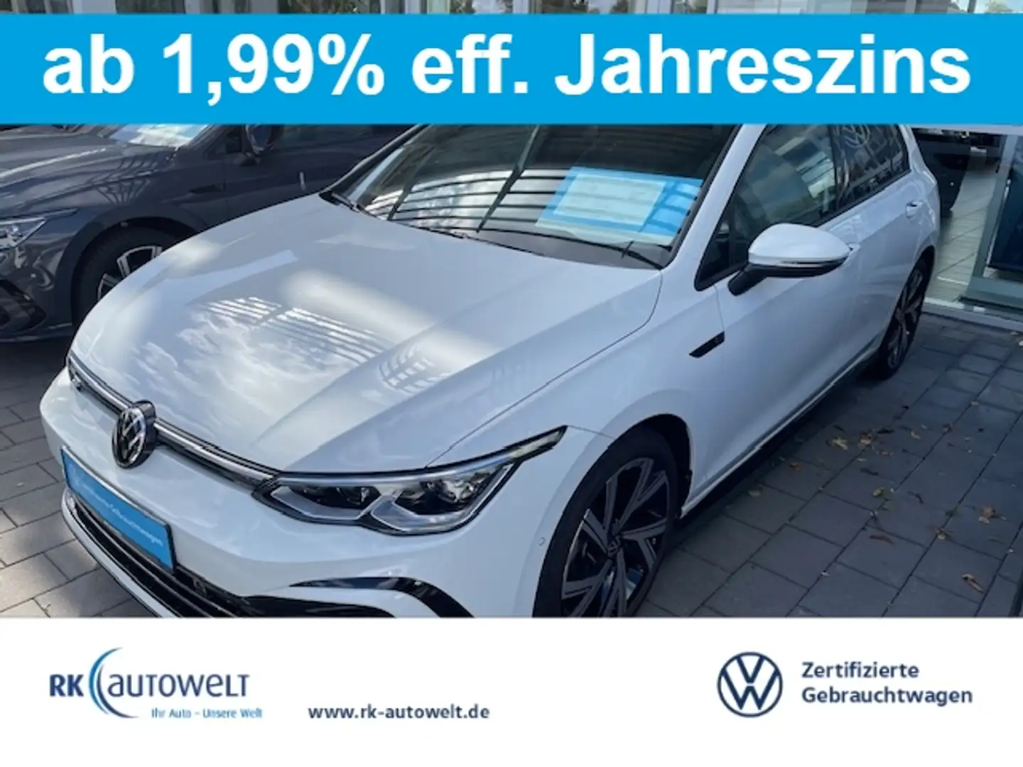 Volkswagen Golf VIII R-Line 2.0 TDI DSG NAVI PANO HUD Kamera Matri Wit - 1
