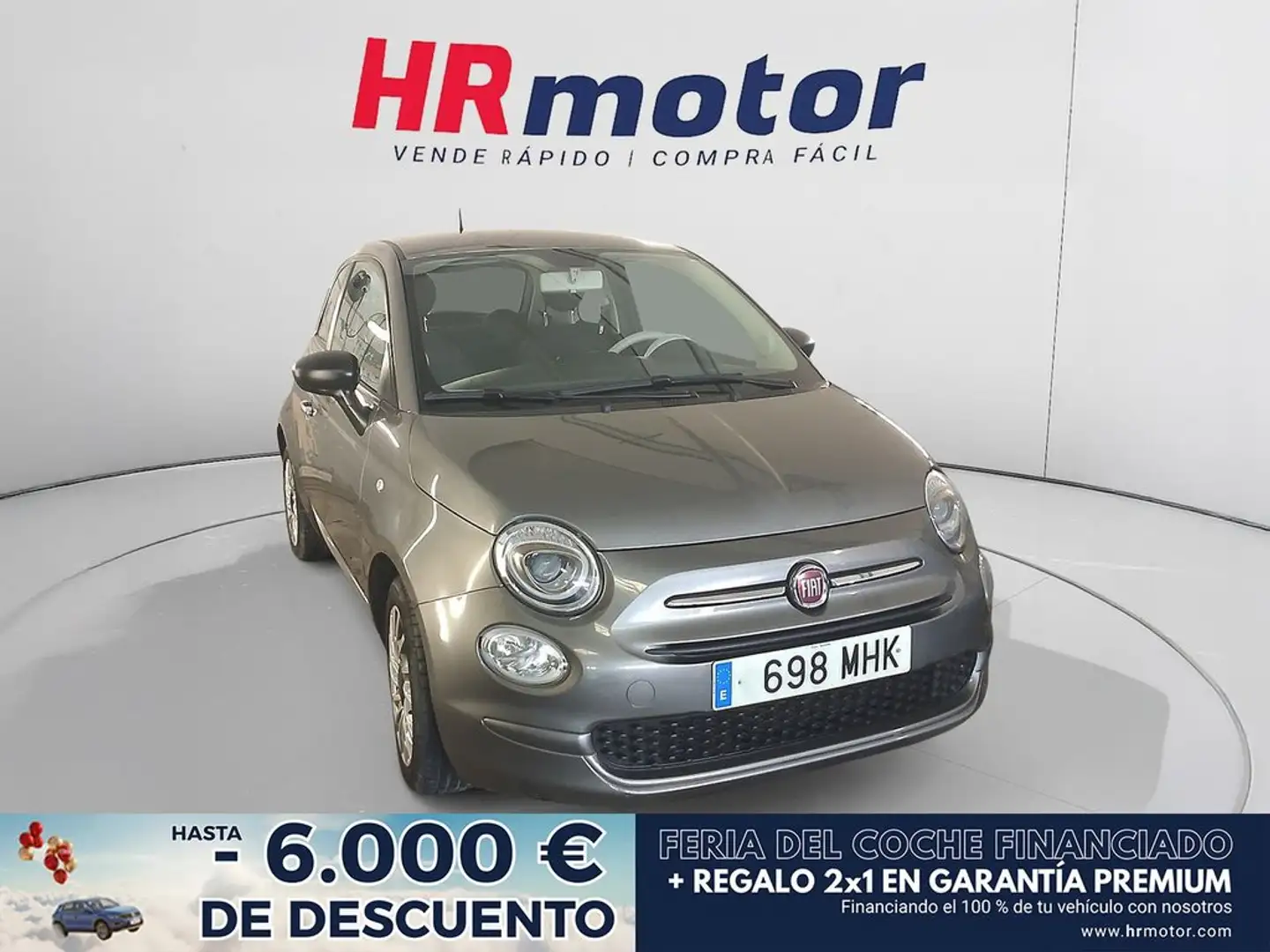 Fiat 500 Monotrim Grau - 1