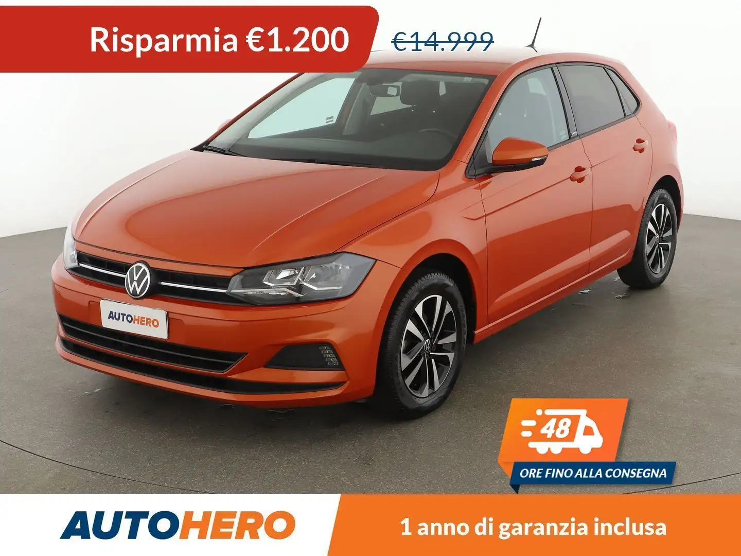 Volkswagen Polo 1.0 TSI Comfortline Arancione - 1