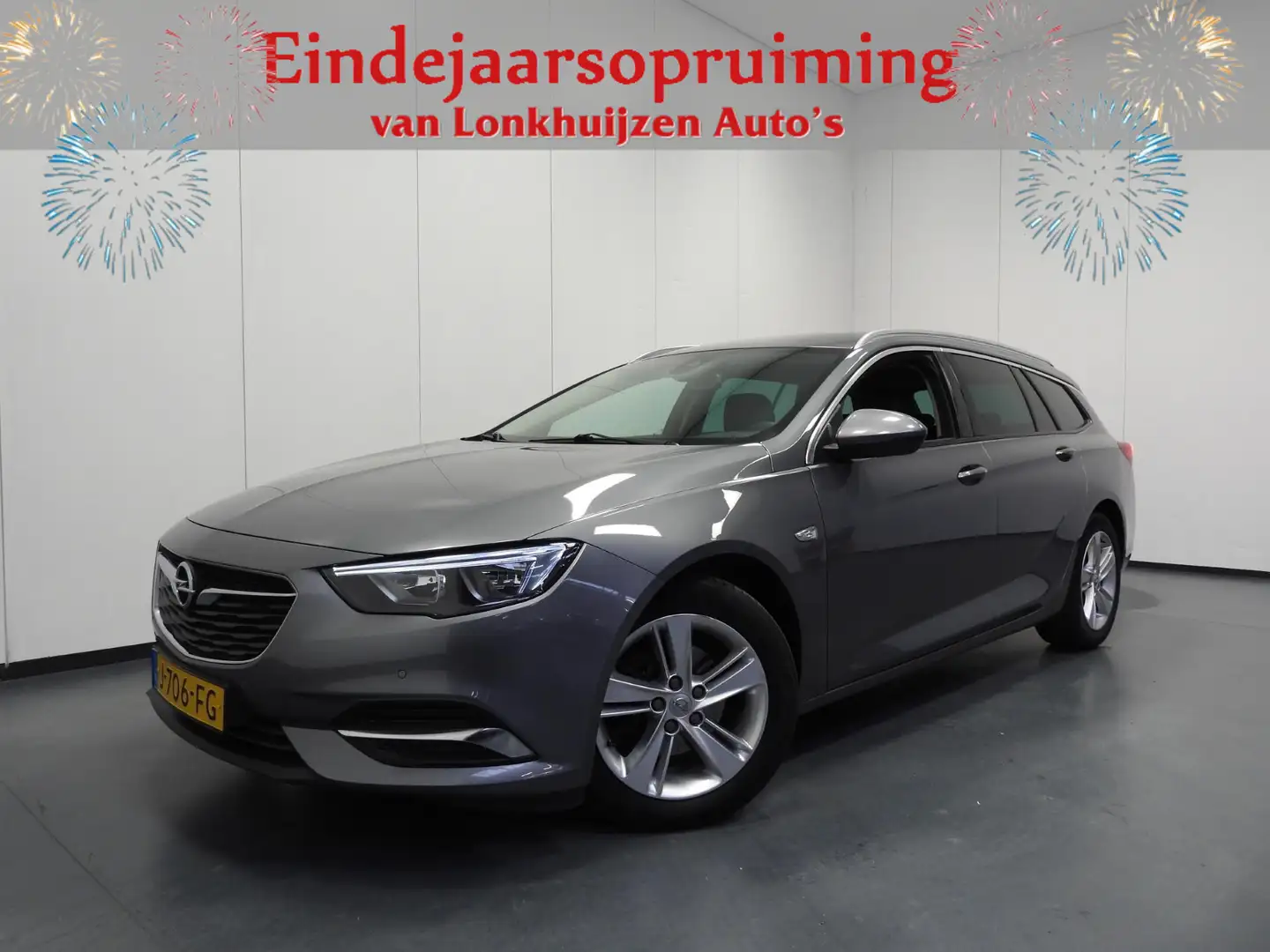 Opel Insignia Sports Tourer 1.5 Turbo Business Executive NAVI/CA Grijs - 1