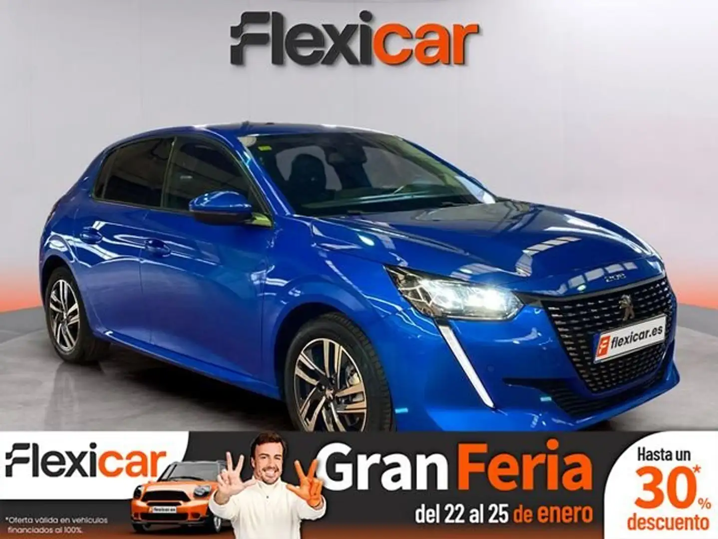 Peugeot 208 1.2 Puretech S&S Active EAT8 100 Bleu - 1