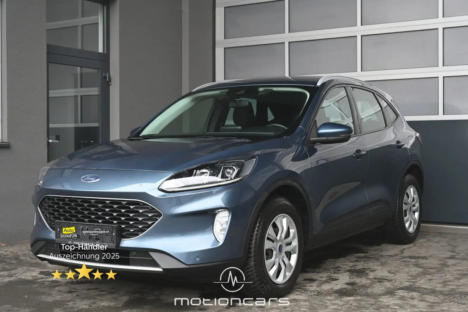 Ford Kuga 2.0 EcoBlue Cool&Connect Start/Stopp AWD Pickerl Blau - 1