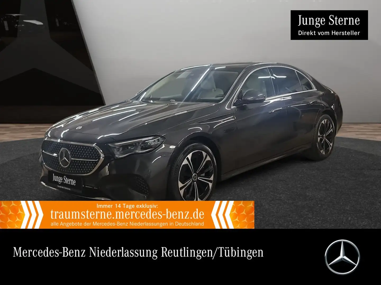 Mercedes-Benz E 300 e Hybrid Avantgarde Fahrass 360° Pano Distr. Grau - 1