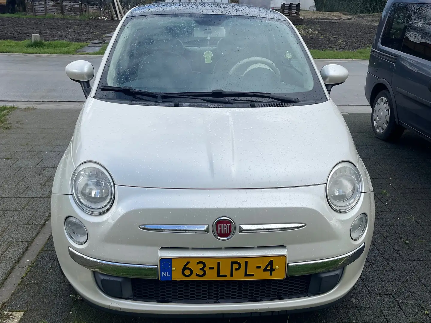 Fiat 500 1.2 Lounge Beżowy - 2