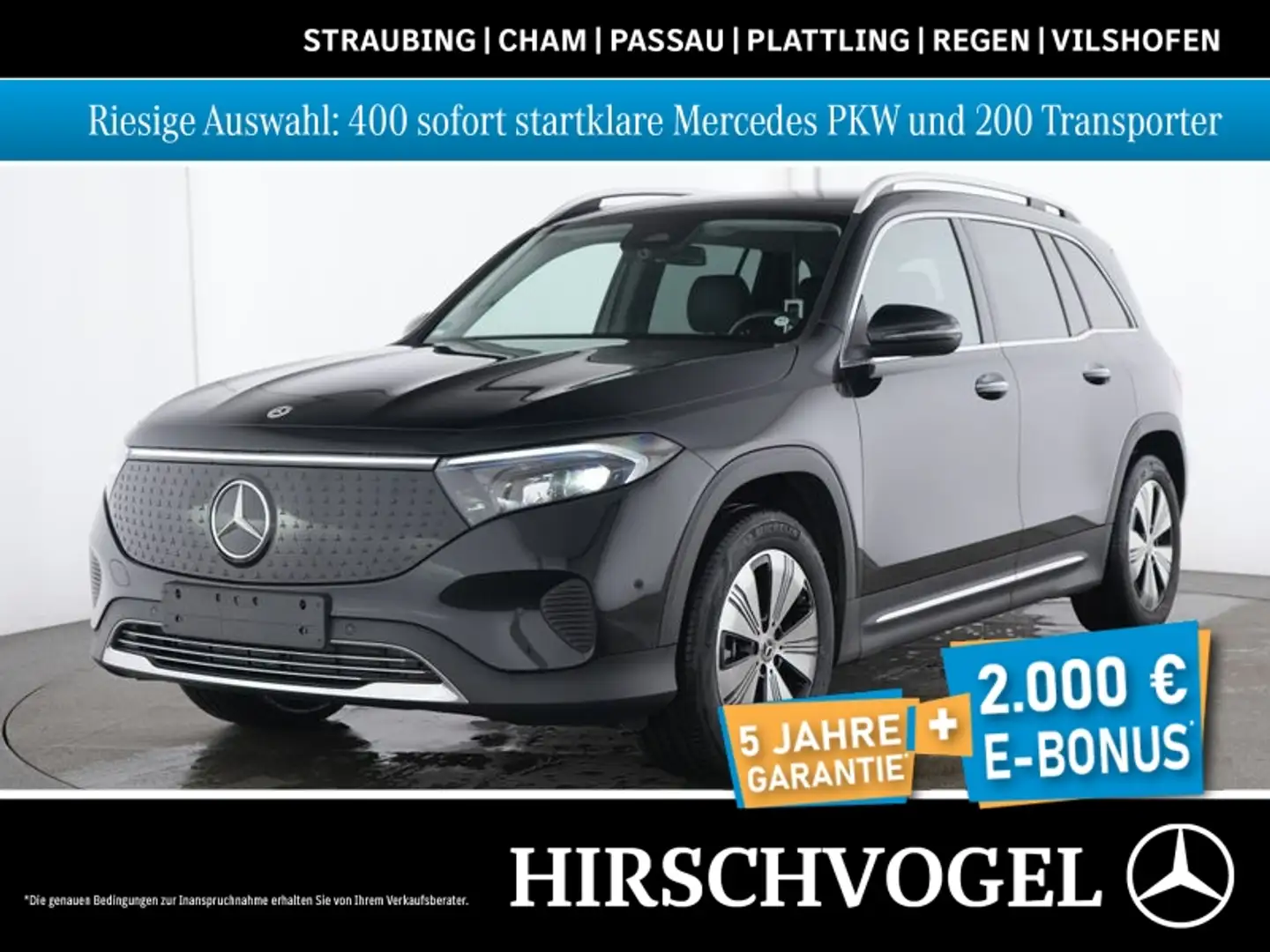 Mercedes-Benz EQB 350 4M Progressive+AHK+DISTRONIC+KEYLESS+LED Noir - 1
