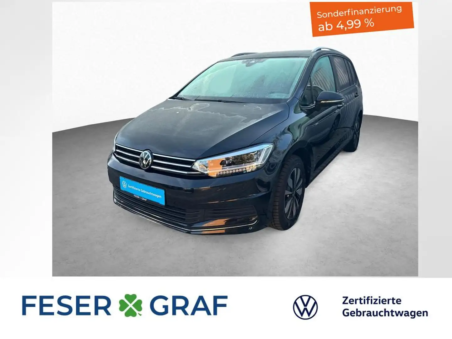Volkswagen Touran MOVE 1.5 TSI 7-DSG NAVI KAMERA Schwarz - 1