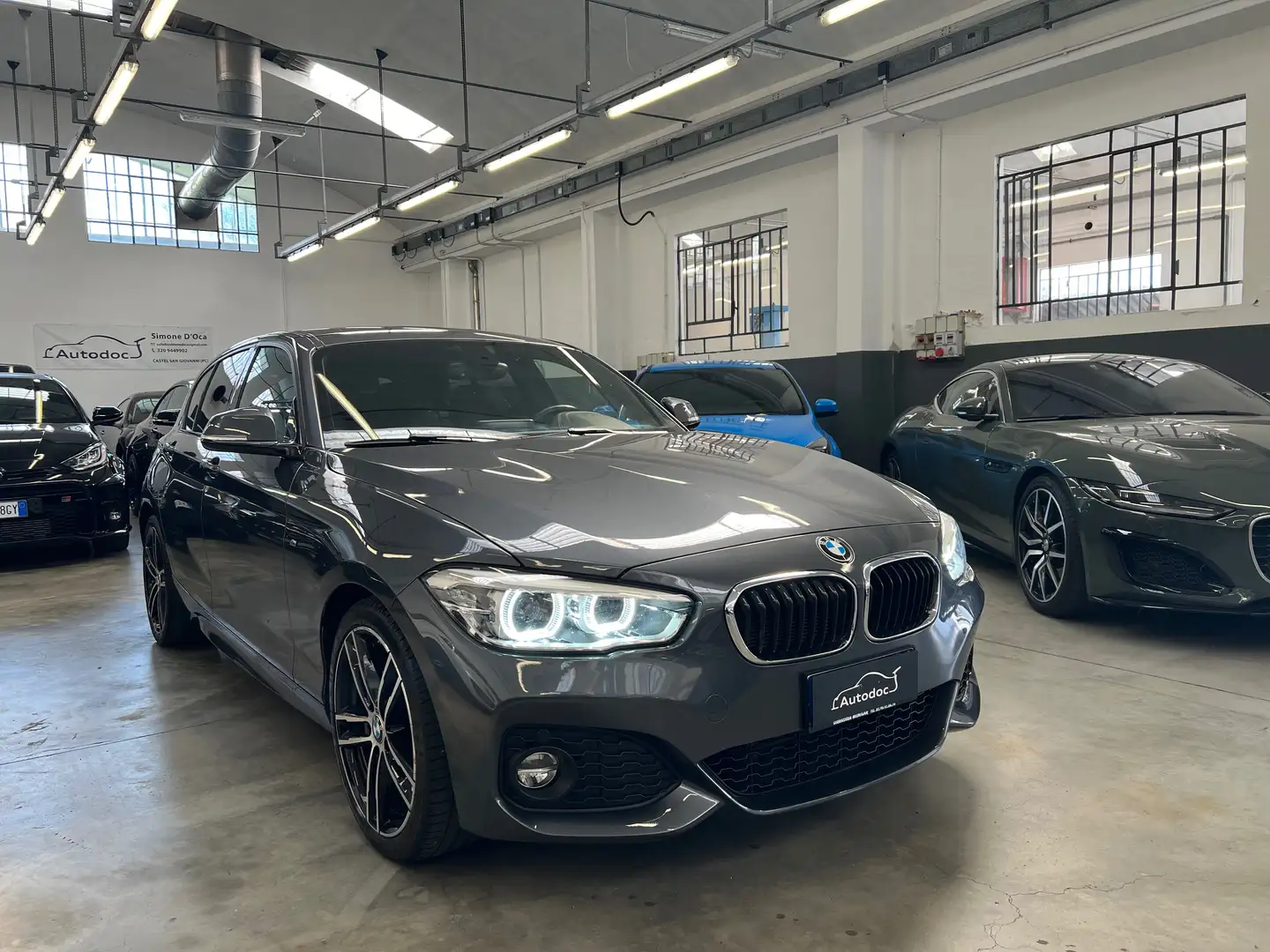 BMW 118 118d Msport 5p auto Grigio - 2