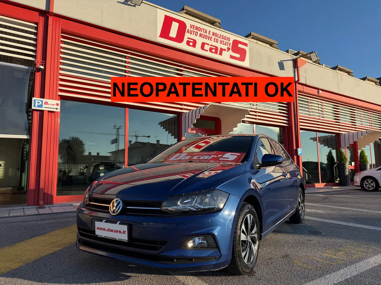Volkswagen Polo 5p 1.0 tsi Highline 95cv, NEOPATENTATI OK! Blu/Azzurro - 1