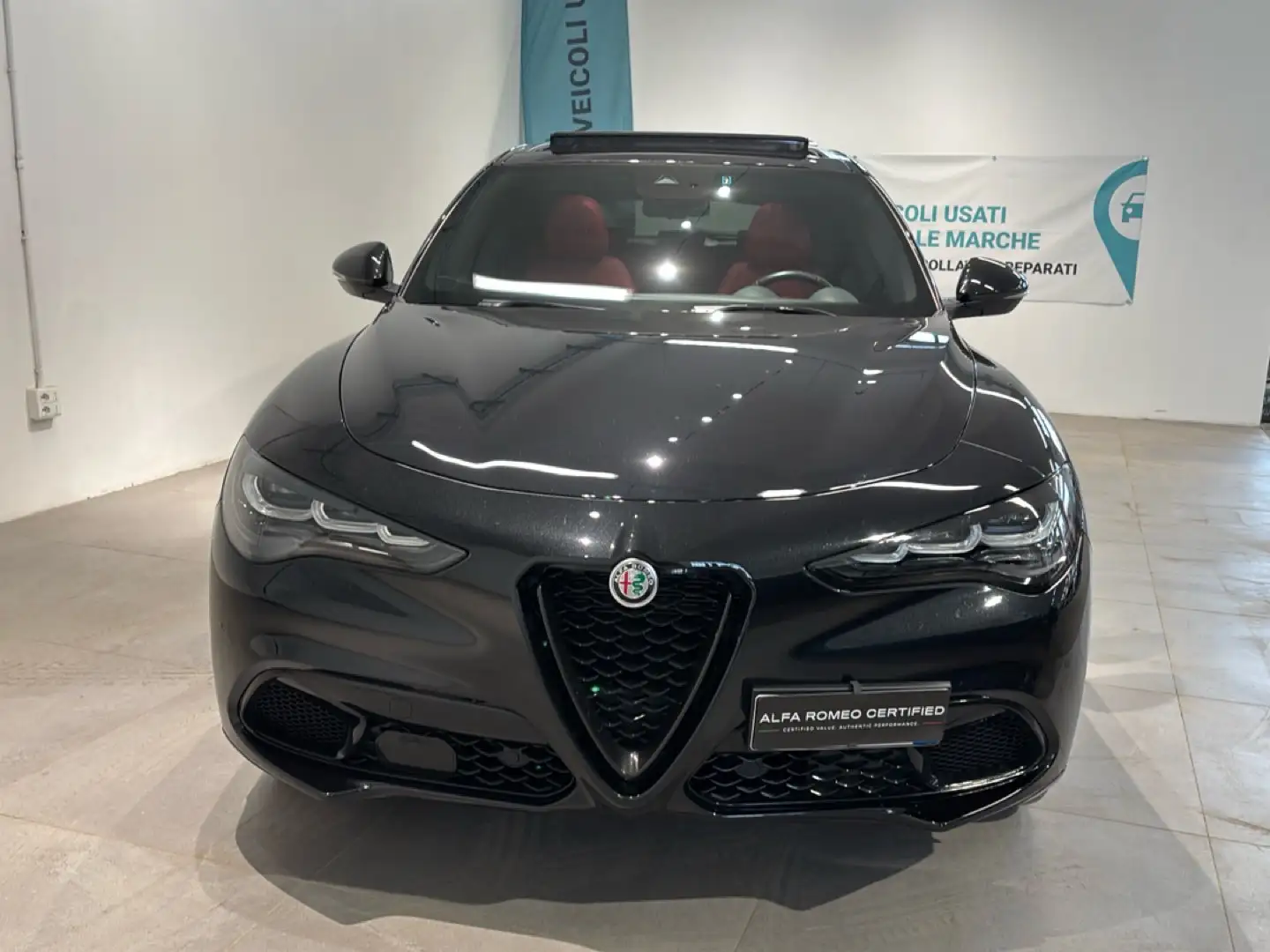 Alfa Romeo Stelvio Stelvio 2.2 Turbodiesel 210 CV AT8 Q4 Veloce Schwarz - 2