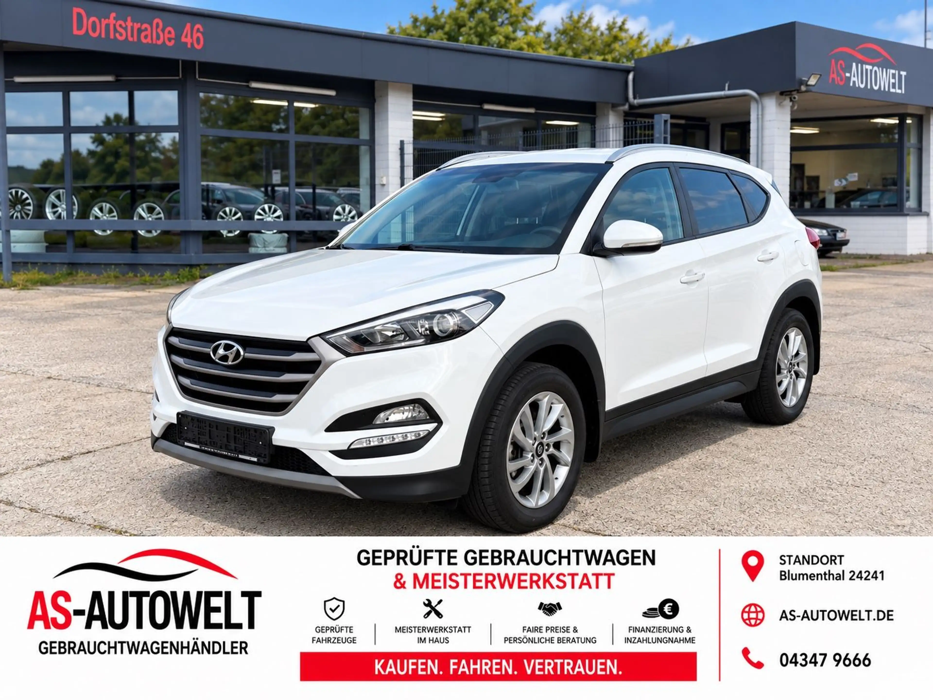 Hyundai TUCSON blue Passion 2WD
