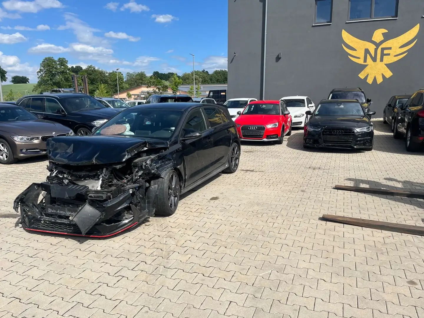 Hyundai i30 N Performance,Motor+Getriebe OK,Frontschaden Schwarz - 1