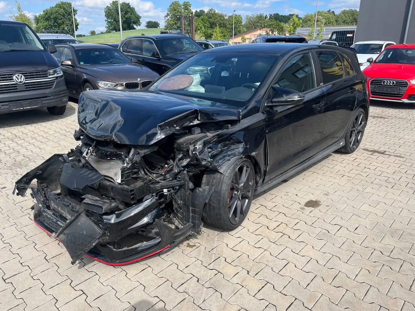 Hyundai i30 N Performance,Motor+Getriebe OK,Frontschaden Schwarz - 2