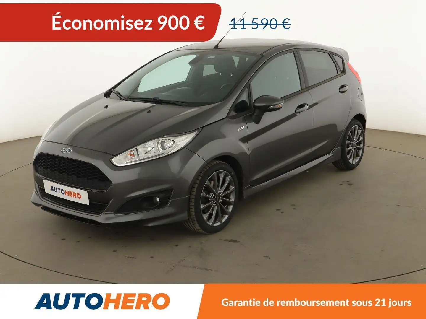 Ford Fiesta 1.0 EcoBoost ST-Line Gris - 1