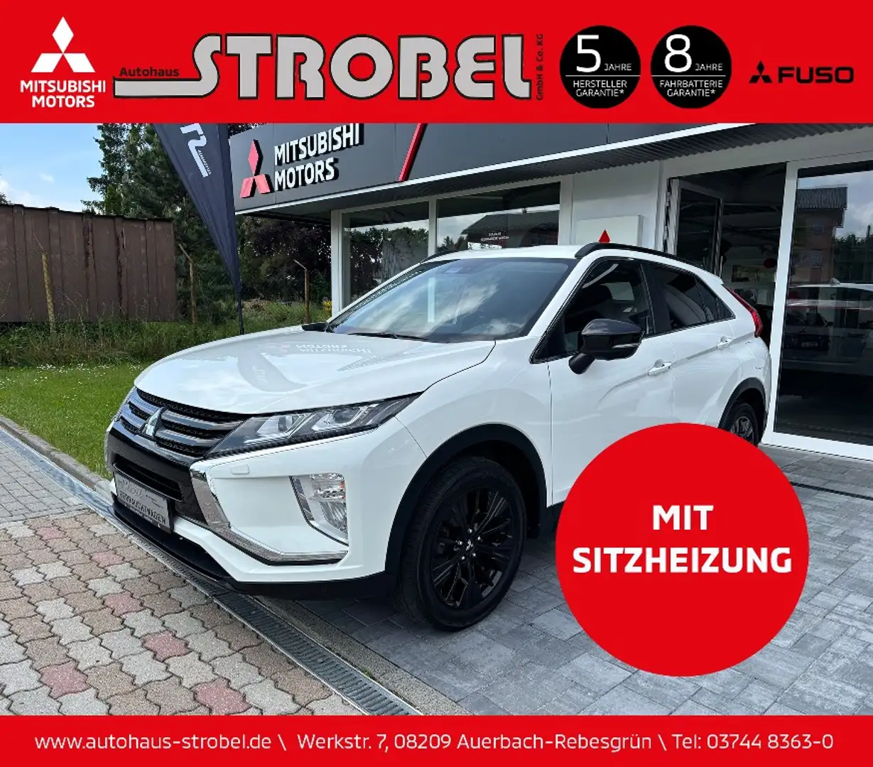 Mitsubishi Eclipse Cross Active+ 1.5 *AUTOMATIK*ALLRAD* Blanc - 1